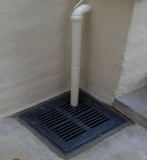 stairwell drain