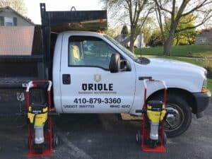 Oriole Basement Waterproofing truck