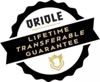 Oriole Lifetime Transferrable Guarantee seal