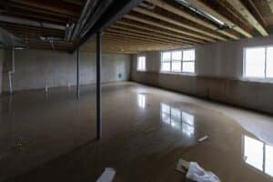 flooded basement