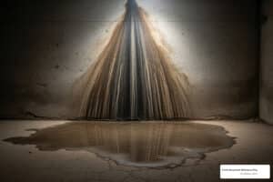 basement wall leak fix