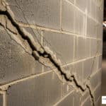 diagonal wall cracks
